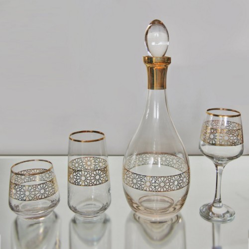 Picture of North Star Crystal Glasses Set of 19 Pieces
