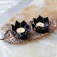 Picture of Lotus Candle Holder - Black