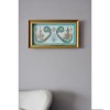 Picture of Yedifil Gold Leaf Vav Hat Art Wall Art 40x70 cm - Turquoise