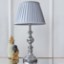 Resim Lampshade Ayaklı Abajur - Gümüş