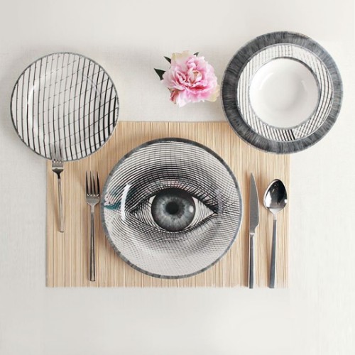 Picture of Iris 24 Pieces Porcelain Dinnerware Set