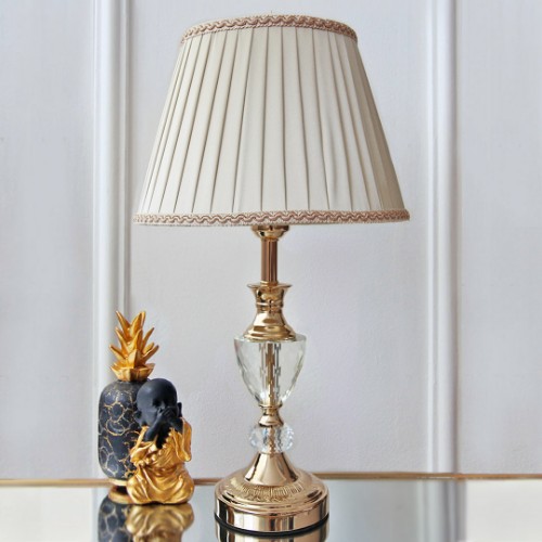 Picture of Lampshade Crystal- Gold 