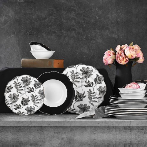 Picture of Willa 24 Pieces Porcelain Dinnerware Set