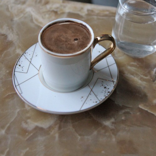 Picture of Poseidon Porcelain Turkish Coffee Set - Model C