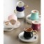 Resim Daimon Renkli 6 Lı Kahve Fincanı Takımı