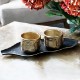 Picture of Havelka Succulent Gold Decorative Set of 3 - Black