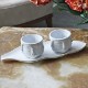 Picture of Havelka Succulent White Decorative Set of 3 - White