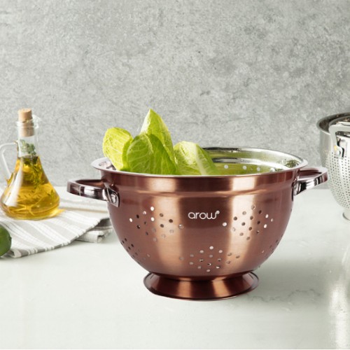 Picture of Barisa Stainless Steel Colander 25 cm - Bronze