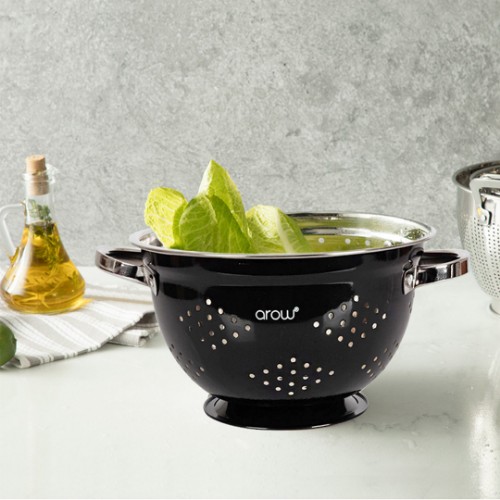 Picture of Barisa Stainless Steel Colander 25 cm - Black