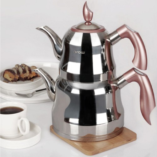 Picture of Sultan Steel Teapot Set - Rose