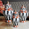 Picture of King Cube Accessory Set of 3 Orange Checkered Zebra 