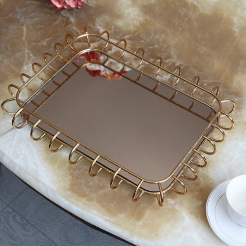 Picture of Albatros Tray Rectangle Small Size - Gold