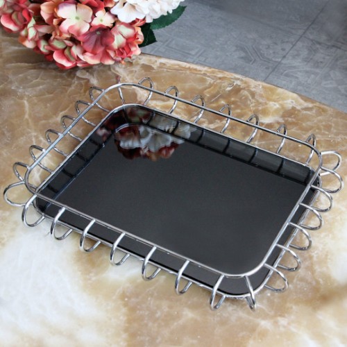 Picture of Albatros Tray Rectangle Small Size - Silver 