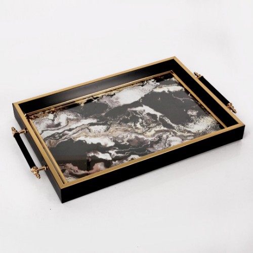 Picture of Courtly Gold Tray- MT2008-6