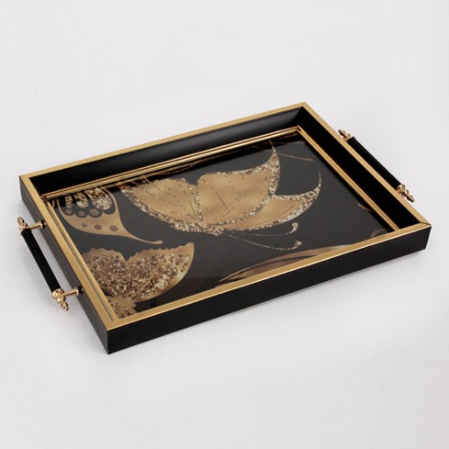 Picture of Courtly Gold Tray- MT2008-10