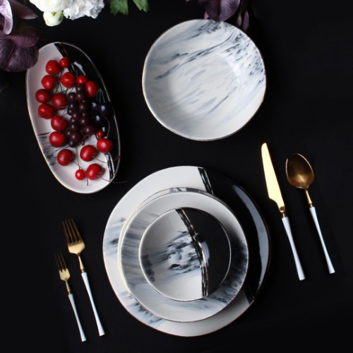 Picture of Full Moon 27 Pieces Dinnerware Set 