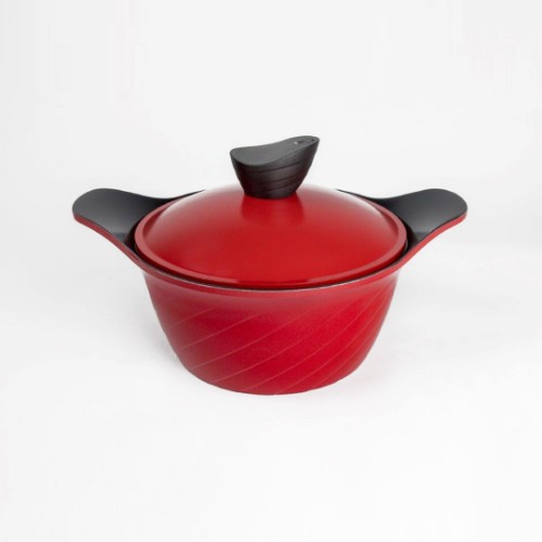 Picture of Anthony Cast Iron Deep Pot 20cm - Red