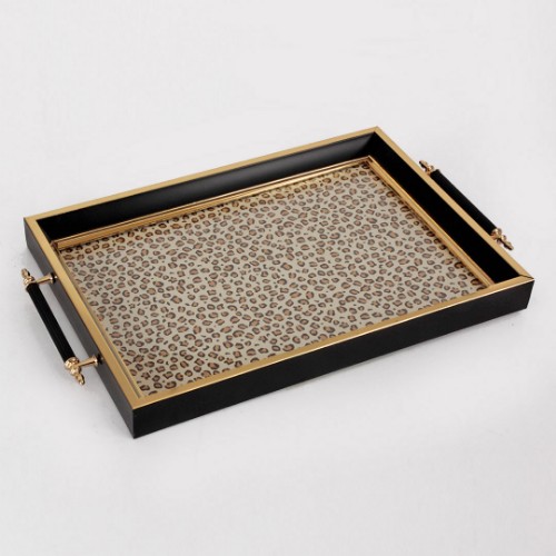 Picture of Courtly Black Tray- MT2008-14