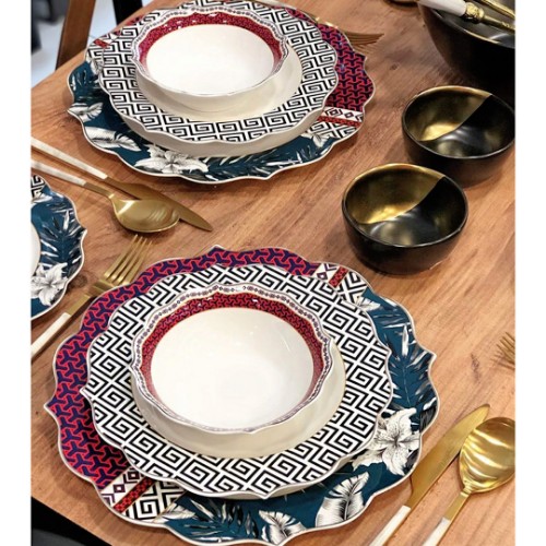 Picture of Jadore 24 Pieces  Porcelain Dinnerware Set - TR2348