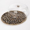 Picture of Leopard Salmon Footed Cake Stand