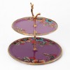 Picture of Lorena Double Layer Serving Stand - Purple