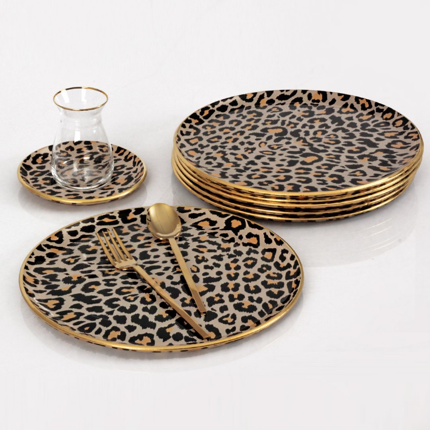 Leopard Dessert Plates