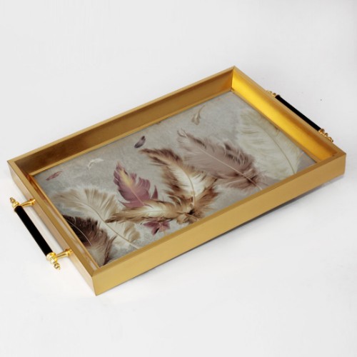 Courtly Gold Tray- MT2007-4