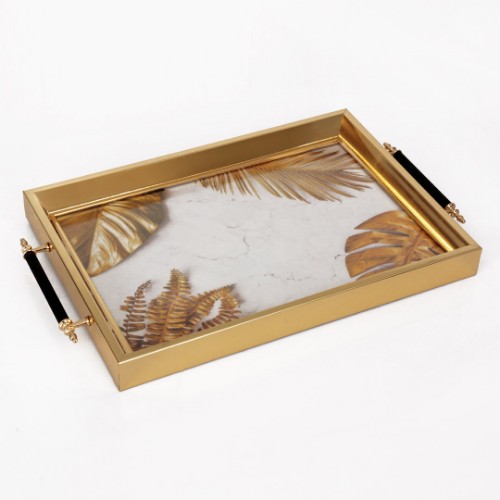 Picture of Courtly Gold Tray- MT2007-9