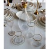 Picture of Pyramid Matte Gold Glasses Set of 31 Pieces
