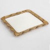 Picture of Ruche Serving Square Plate Big Size - Gold