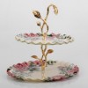 Picture of Roseline Cream Double Layer Serving Stand 