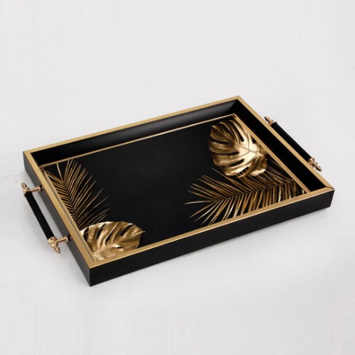 Picture of Courtly Black Tray- MT2008-54