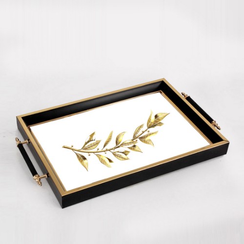 Picture of Courtly Black Tray- MT2008-55