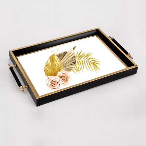 Picture of Courtly Black Tray- MT2008-56