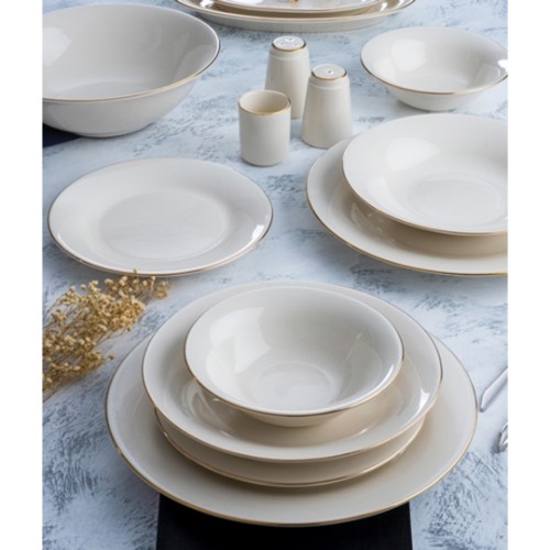 Picture of Blake Porcelaim 60 Pieces Dinnerware Set - Gold