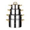 Picture of Amboss Diamond Cookware Set of 8 - Gold
