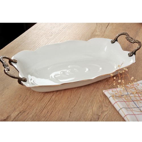 Picture of Rose Rectangle Serving Plate - Big Size 