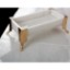 Resim Quarry Beyaz Mermer Ayaklı Dikdörtgen Sunumluk 24x11,5cm