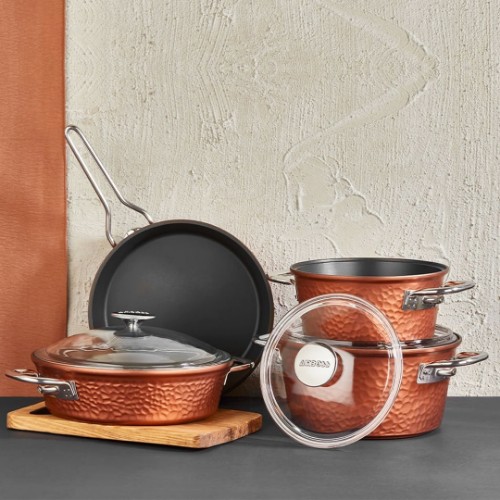Picture of Amboss Cruz Casting Cookware Set of 7 - Copper 