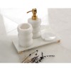 Picture of Arch Rectangle Bathroom Accessories Set of 4 - Gold