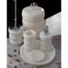 Picture of Arch Coral Bathroom Accessories Set of 6 - Silver 