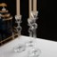 Picture of Joseph Crystal Candle Holder Set of 3 - Silver 