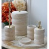 Picture of Traverten Coral Bathroom Accessories Set of 6 - Gold