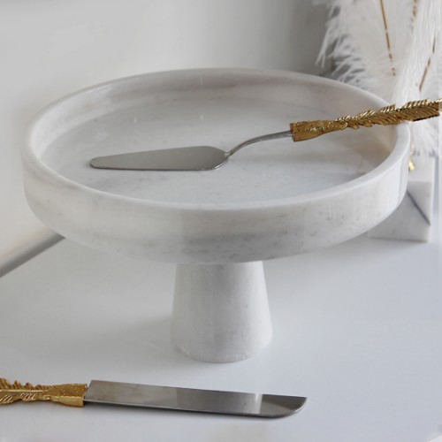Picture of Madlen Presentation Holder with White Marble Legs - Oversized