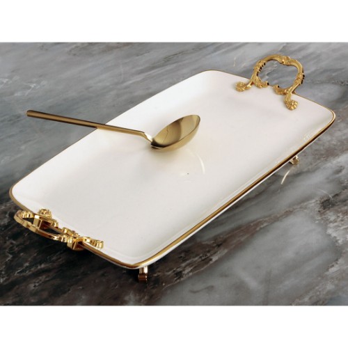 Picture of Nova Rectangle Serving Plate with Handle