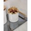 Resim Pierre Lotus Beyaz Mermer Kapaklı Kutu - 8x9 cm