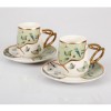 Picture of Ethnic Porcelain Turkish Coffee Set of 6 - Garden