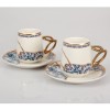Picture of Ethnic Porcelain Turkish Coffee Set of 6 - Blue