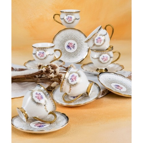 Picture of Diana Porcelain Turkish Coffee Set of 6