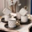 Picture of Wave Porcelain Turkish Coffee Set of 6